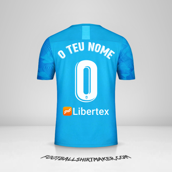 Camisola Valencia CF 2019/20 III -  o teu nome - 0