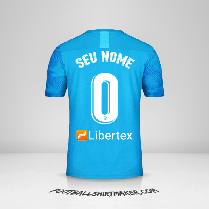 Camisa Valencia CF 2019/20 III -  seu nome - 0