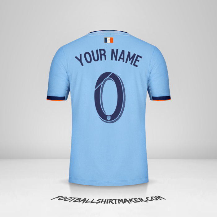 Jersey New York City FC 2019 -  your name - 0