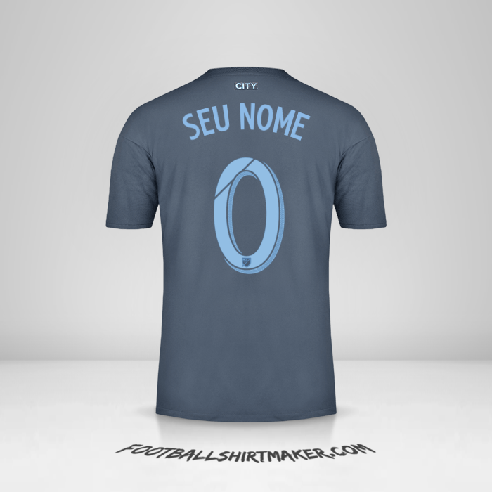 Camisa New York City FC 2018/19 II -  seu nome - 0