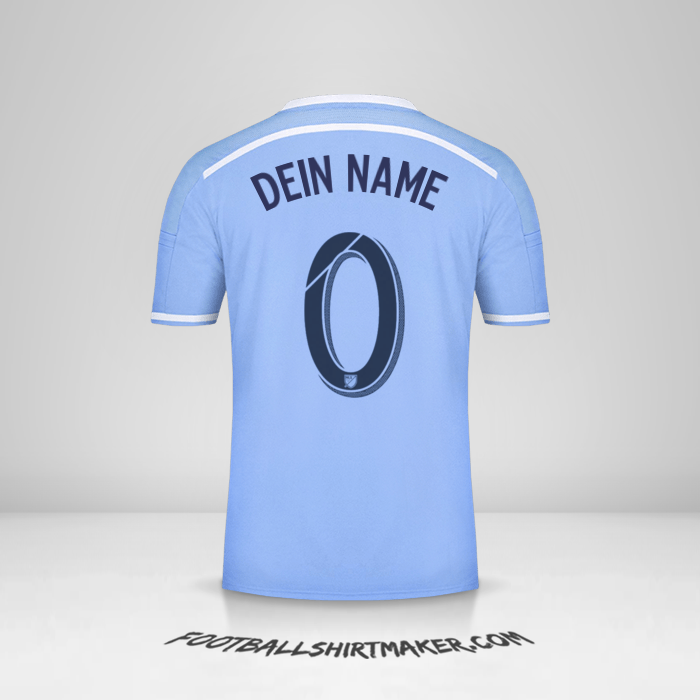 Trikot New York City FC 2015/16 -  dein name - 0