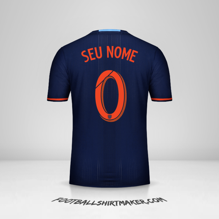 Camisa New York City FC 2016/17 II -  seu nome - 0