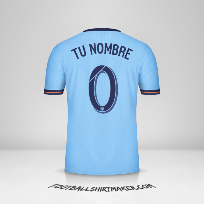 Jersey New York City FC 2017/18 -  tu nombre - 0