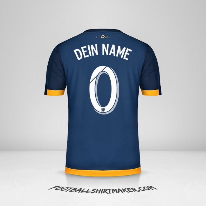 Trikot LA Galaxy 2015/2016 II -  dein name - 0