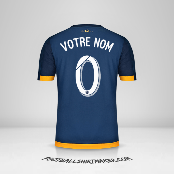 Maillot LA Galaxy 2015/2016 II -  votre nom - 0