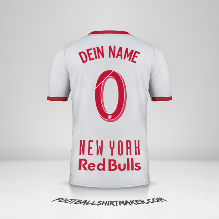 Trikot New York Red Bulls 2019 II -  dein name - 0