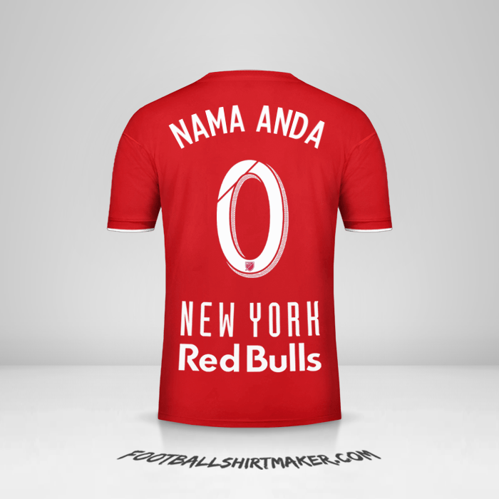 Jersey New York Red Bulls 2019 -  nama anda - 0