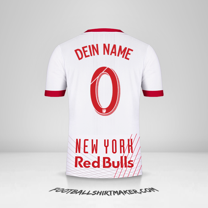 Trikot New York Red Bulls 2017/18 -  dein name - 0