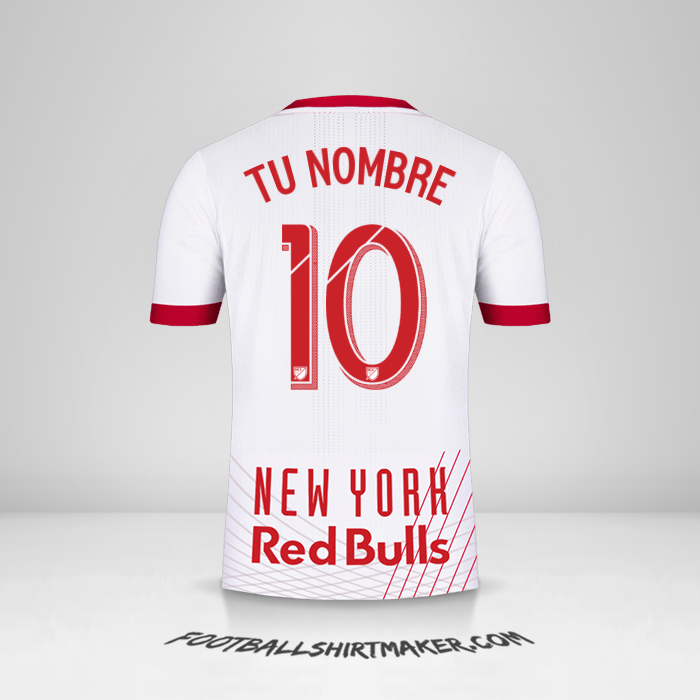 Camiseta New York Red Bulls 2017/18 número 10 tu nombre