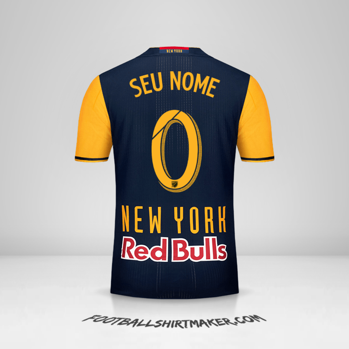 Camisa New York Red Bulls 2016/17 II -  seu nome - 0