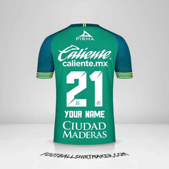 Club Leon 2019/20 shirt number 21 your name