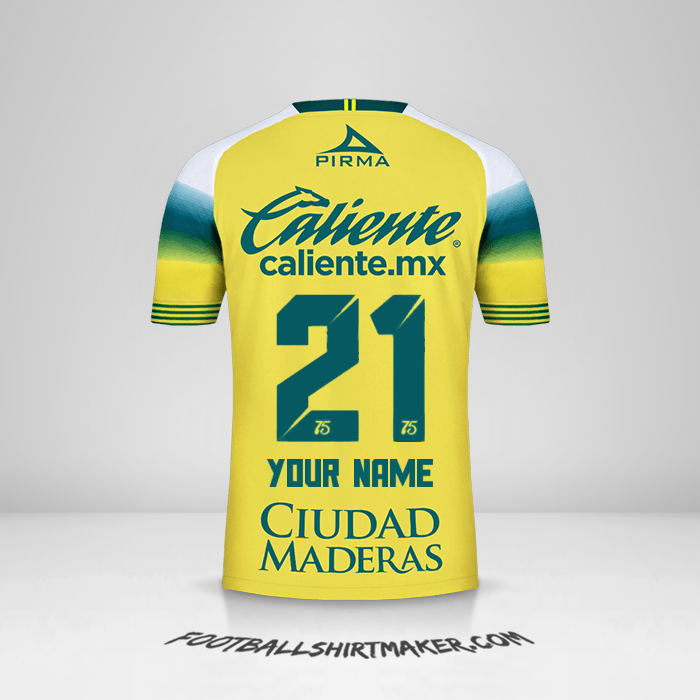 Club Leon 2019/20 II shirt number 21 your name