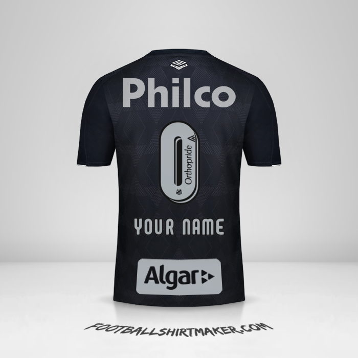 Jersey Santos FC 2019/20 III -  your name - 0