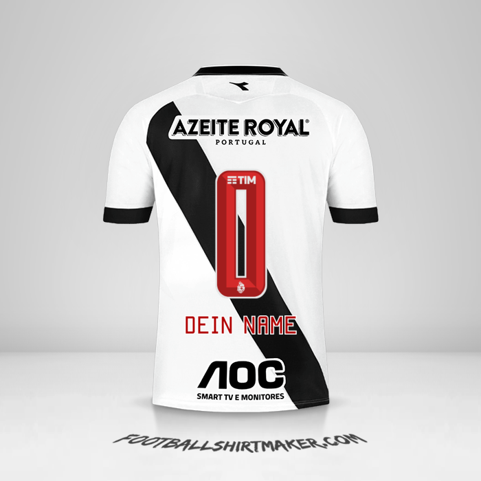 Trikot Vasco da Gama 2019/20 II -  dein name - 0