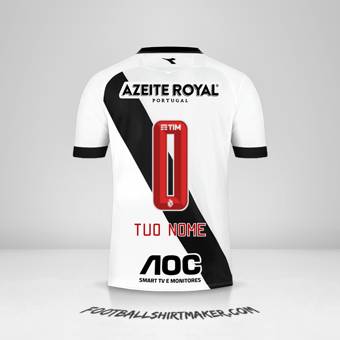 Maglia Vasco da Gama 2019/20 II -  tuo nome - 0