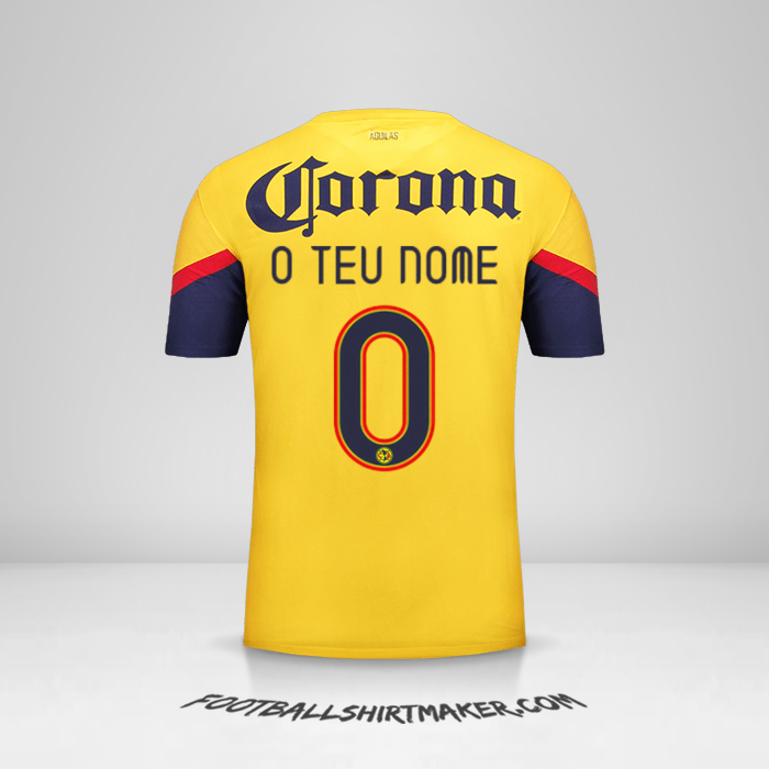 Camisola Club America 2012/13 -  o teu nome - 0