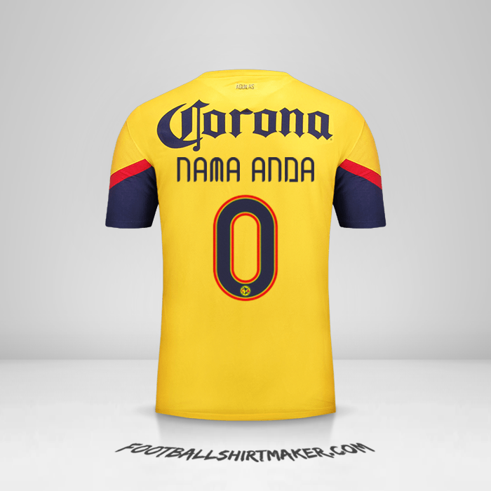 Jersey Club America 2012/13 -  nama anda - 0