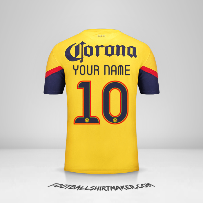 Club America 2012 13 jersey. Create jersey with your name and number