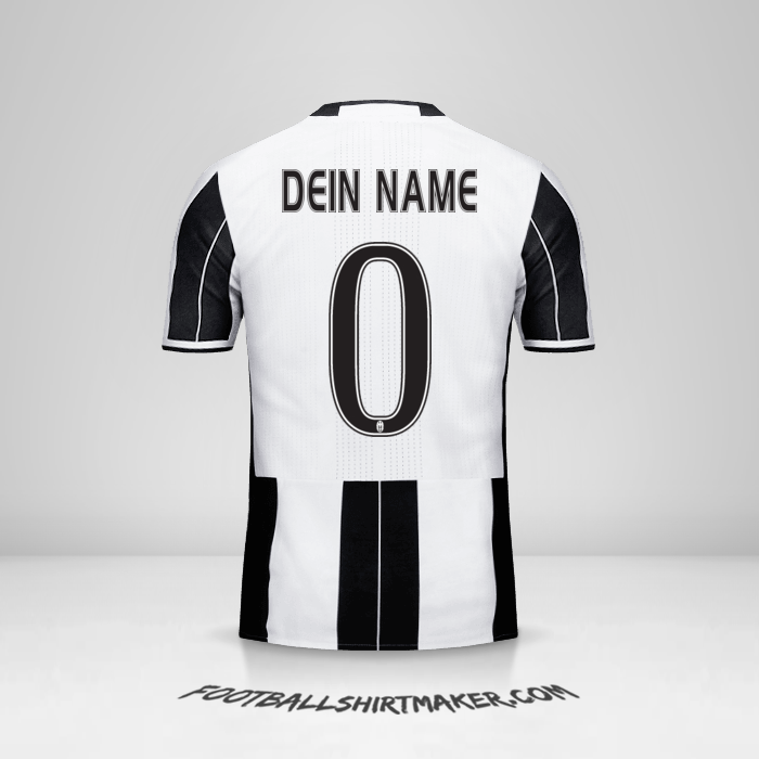 Trikot Juventus FC 2016/17 -  dein name - 0