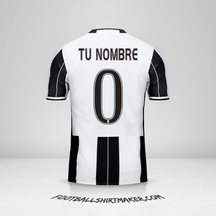 Camiseta Juventus FC 2016/17 -  tu nombre - 0