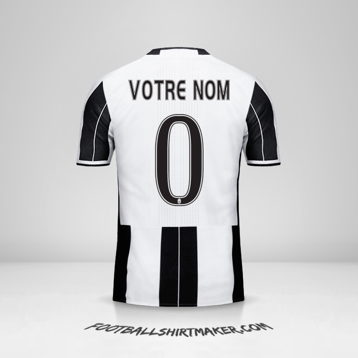 Maillot Juventus FC 2016/17 -  votre nom - 0