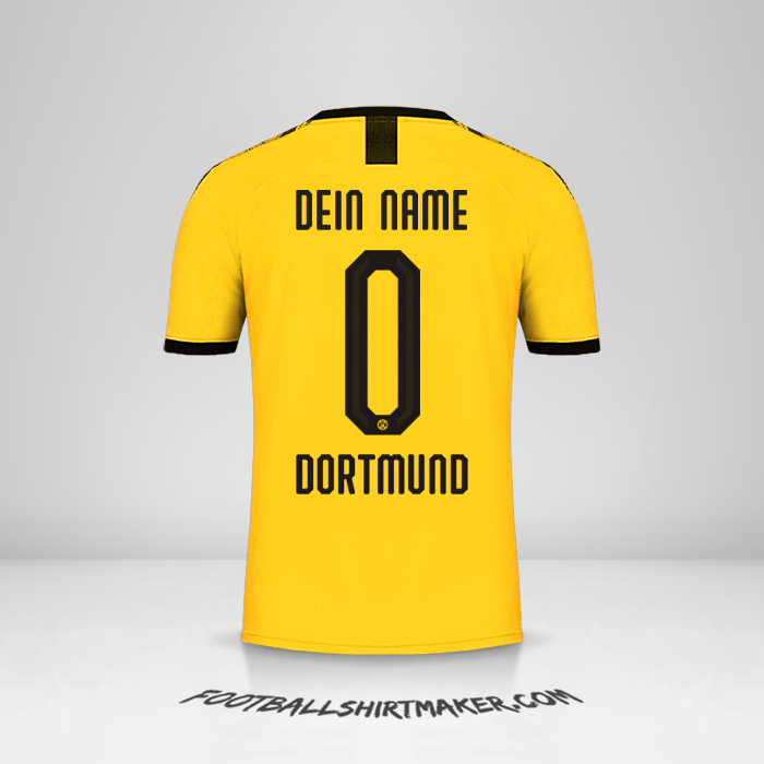 Trikot Borussia Dortmund 2019/20 Cup I -  dein name - 0