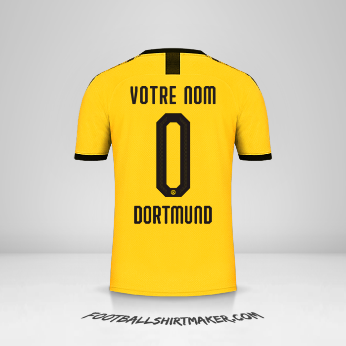 Maillot Borussia Dortmund 2019/20 Cup I -  votre nom - 0