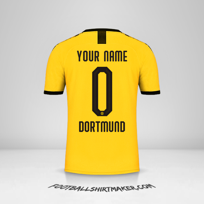 Borussia Dortmund 2019/20 Cup I jersey number 0 your name