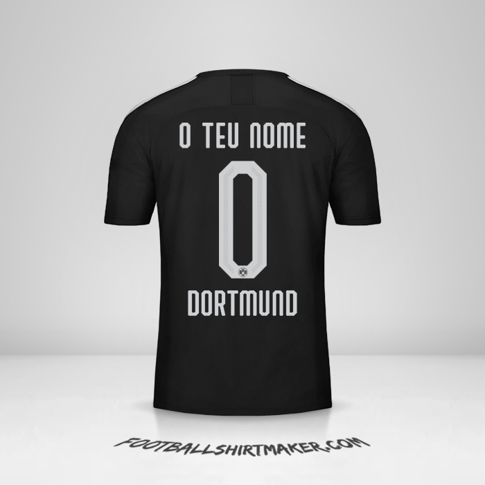 Camisola Borussia Dortmund 2019/20 Cup II -  o teu nome - 0