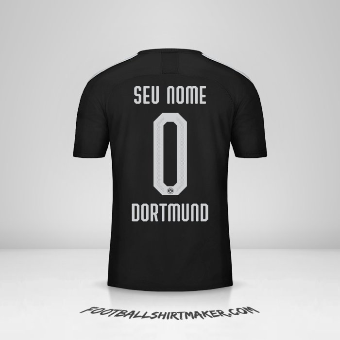 Camisa Borussia Dortmund 2019/20 Cup II -  seu nome - 0