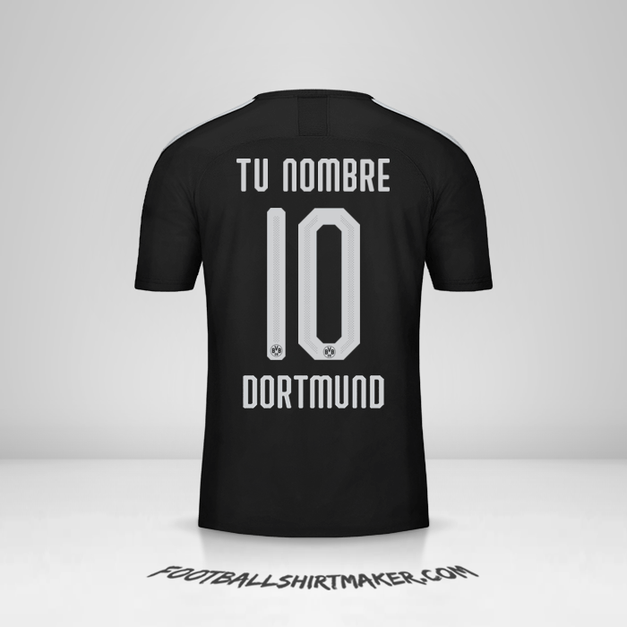 Jersey Borussia Dortmund 2019/20 Cup II número 10 tu nombre