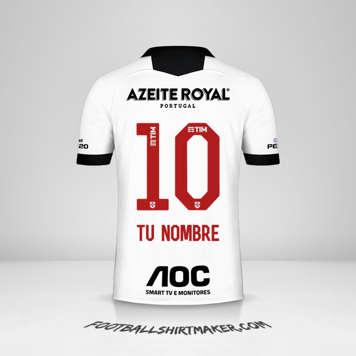 Camiseta Vasco da Gama 2019/20 III número 10 tu nombre