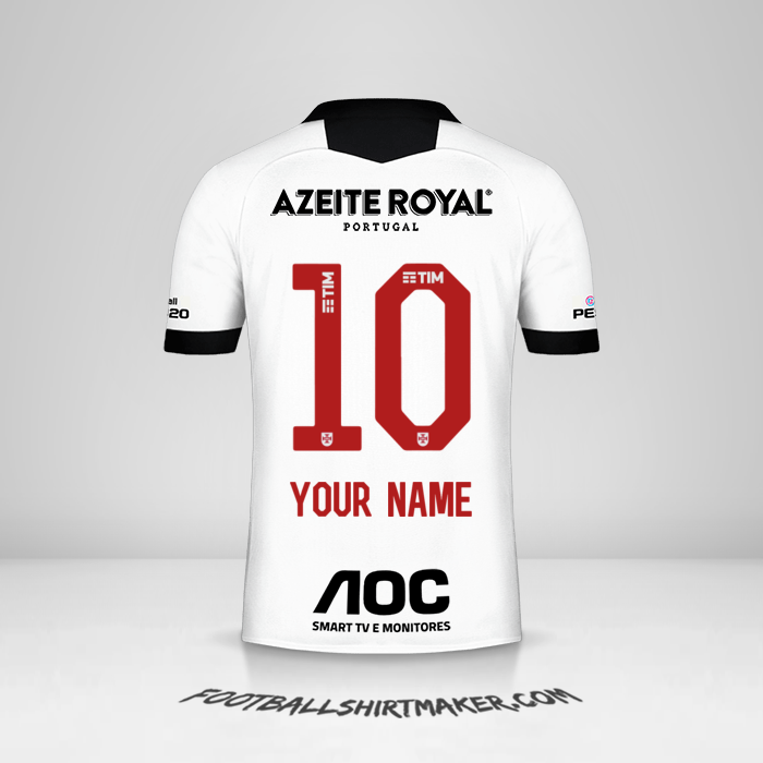 Vasco da Gama 2019/20 III jersey number 10 your name