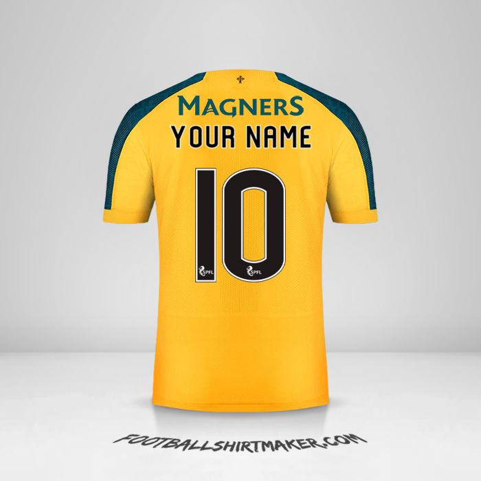 Celtic FC 2019/20 II shirt number 10 your name