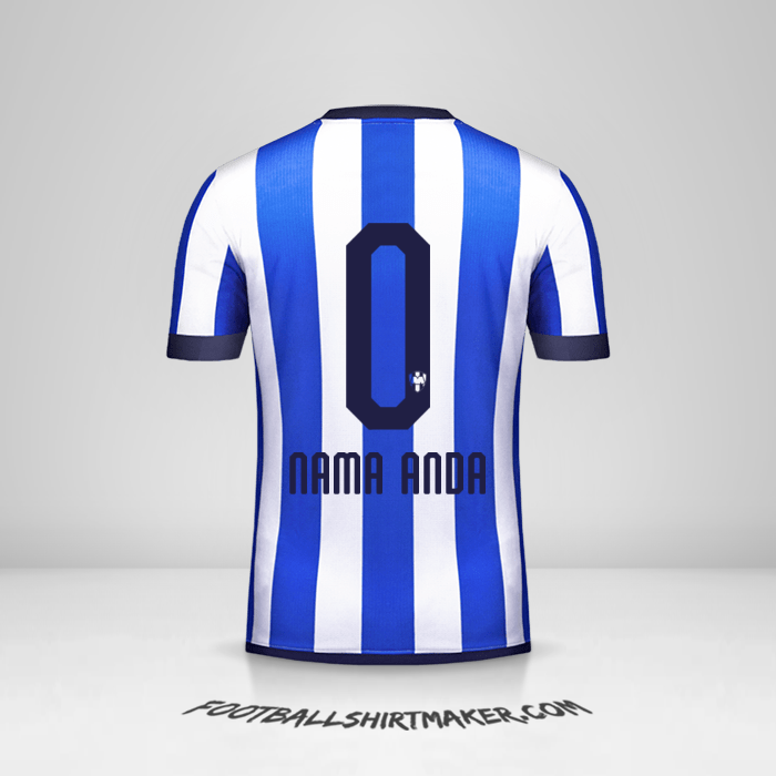 Jersey Monterrey Mundial de Clubes 2019 -  nama anda - 0