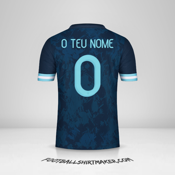 Camisola Argentina 2020/21 II -  o teu nome - 0