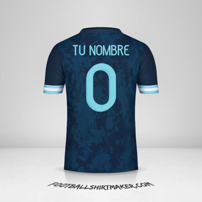 Camiseta Argentina 2020/21 II -  tu nombre - 0