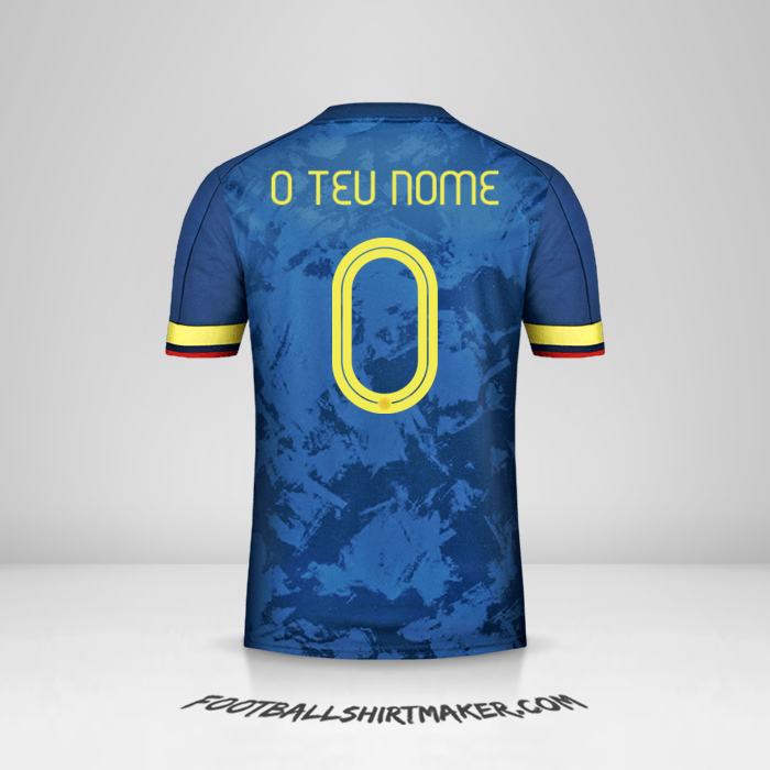 Camisola Colômbia 2020/21 II -  o teu nome - 0