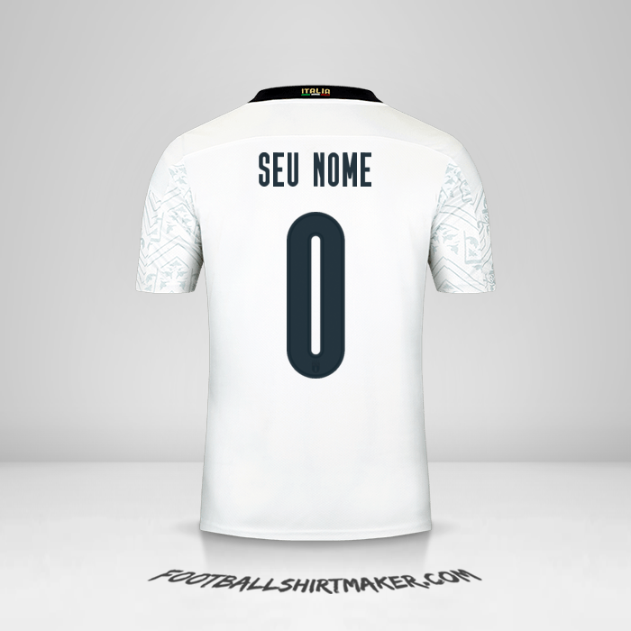 Camisa Itália 2020 II -  seu nome - 0