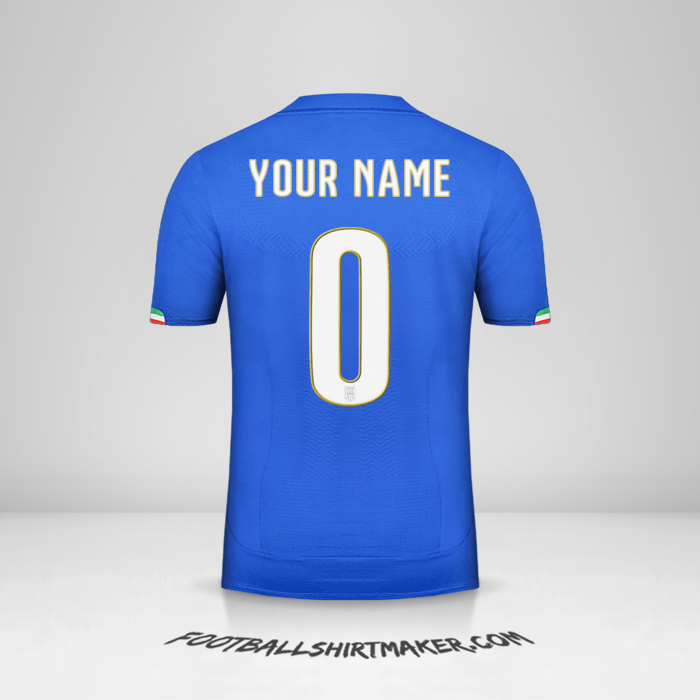 Jersey Italy 2014 -  your name - 0