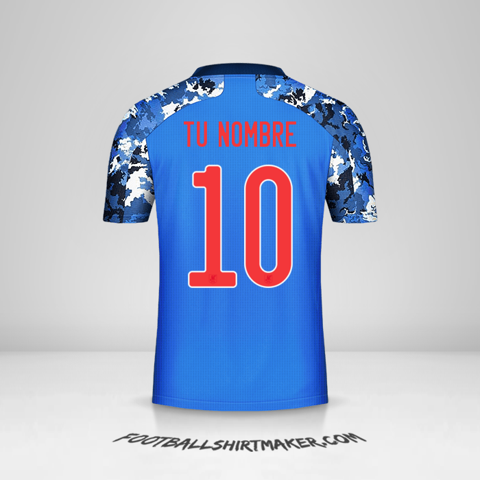 Camiseta Japon 2020 número 10 tu nombre