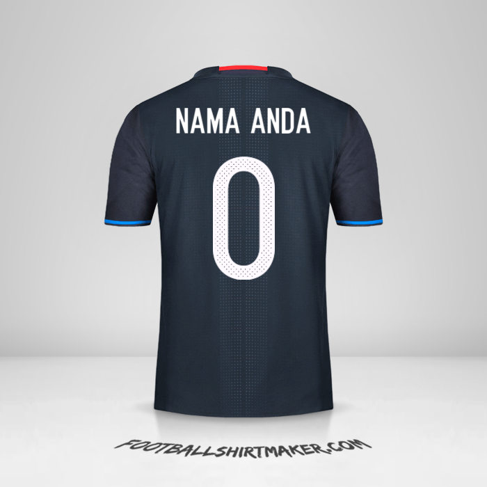 Jersey Jepang 2016 -  nama anda - 0