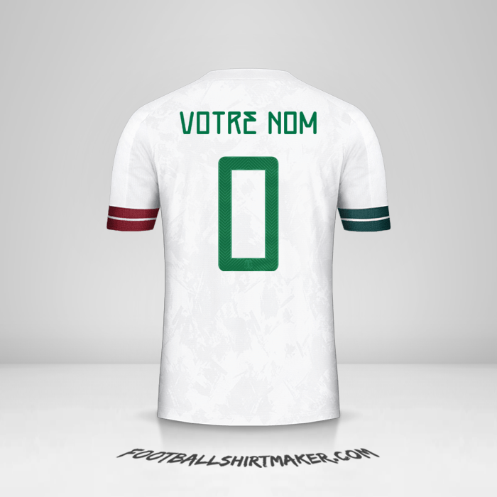 Maillot Mexique 2020 II -  votre nom - 0