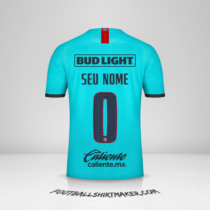 Camisa Club America 2019/20 III -  seu nome - 0