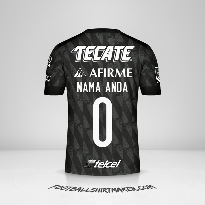 Jersey Tigres UANL 2020 III -  nama anda - 0