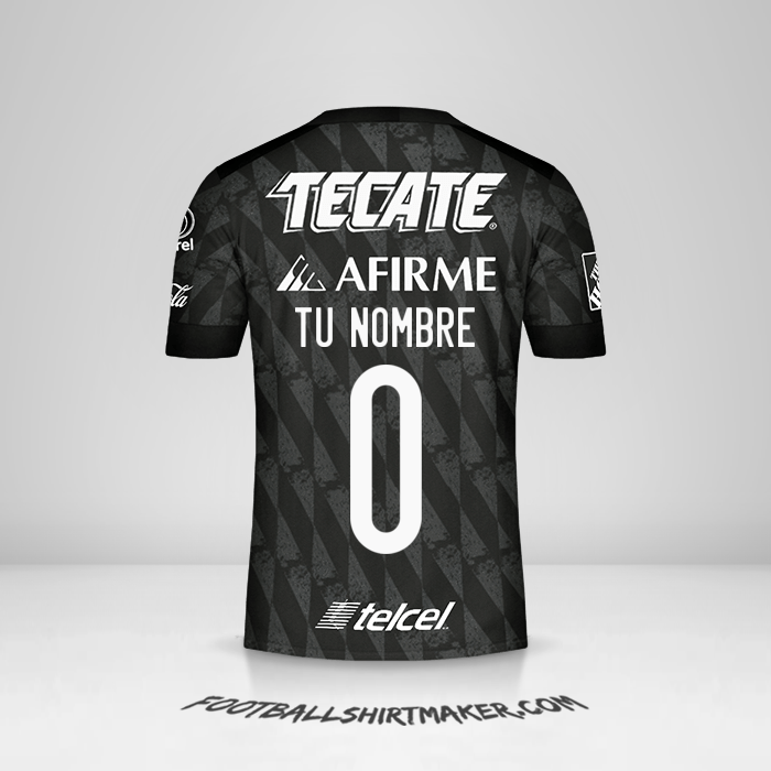 Jersey Tigres UANL 2020 III -  tu nombre - 0