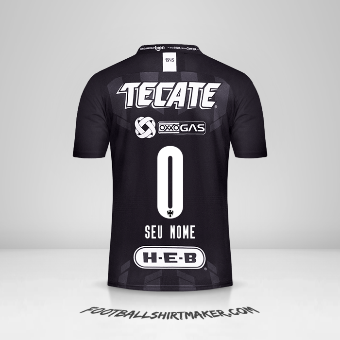 Camisa Monterrey 2019/20 III -  seu nome - 0