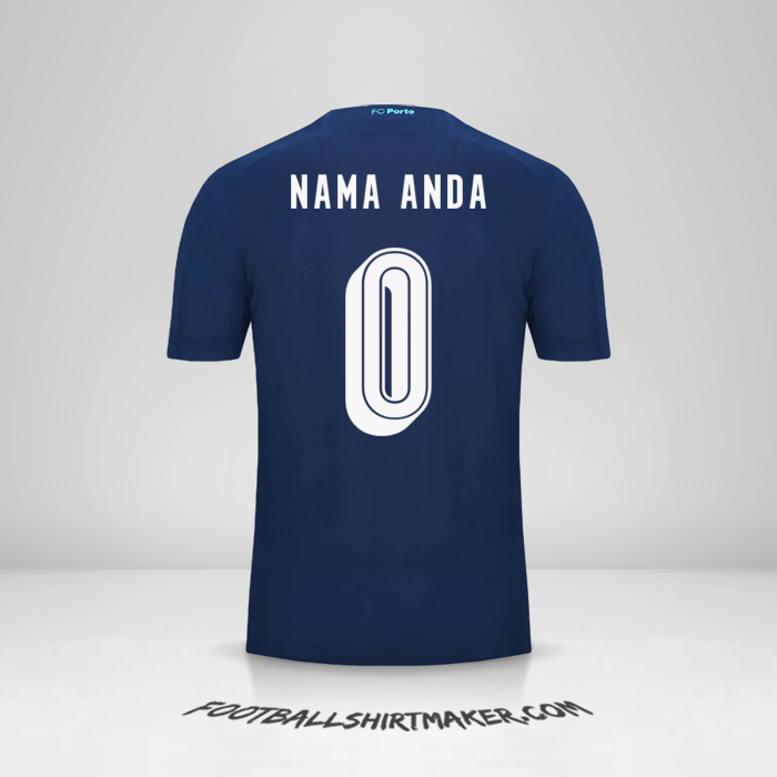 Jersey FC Porto 2019/20 UCL III -  nama anda - 0