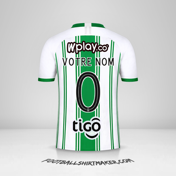 Maillot Atletico Nacional 2020 -  votre nom - 0