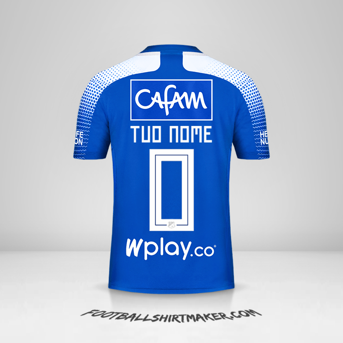 Maglia Millonarios FC 2020 -  tuo nome - 0